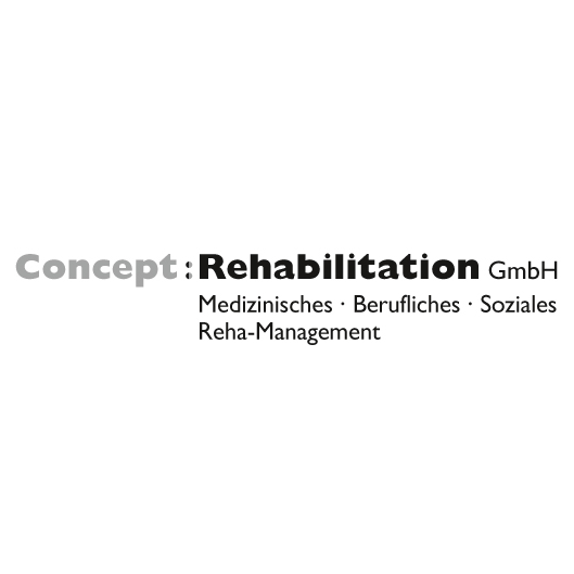 Concept: Rehabilitation GmbH, Medizinisches, berufliches, soziales, Reha-Management, Logo