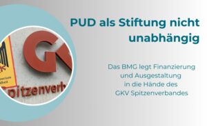 Fassadenwerbung des GKV Spitzenverband und Gesundheitsministerium