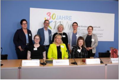 PK Berliner Appell 09 2023 Das Kindernetzwerk stellt den aktuellen Berliner Appell vor.