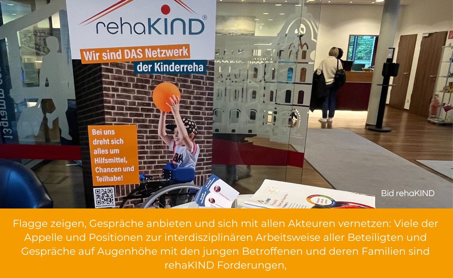 rehaKIND Stand auf dem Hilfsmitteltag der Sozialpädiatrie in Essen