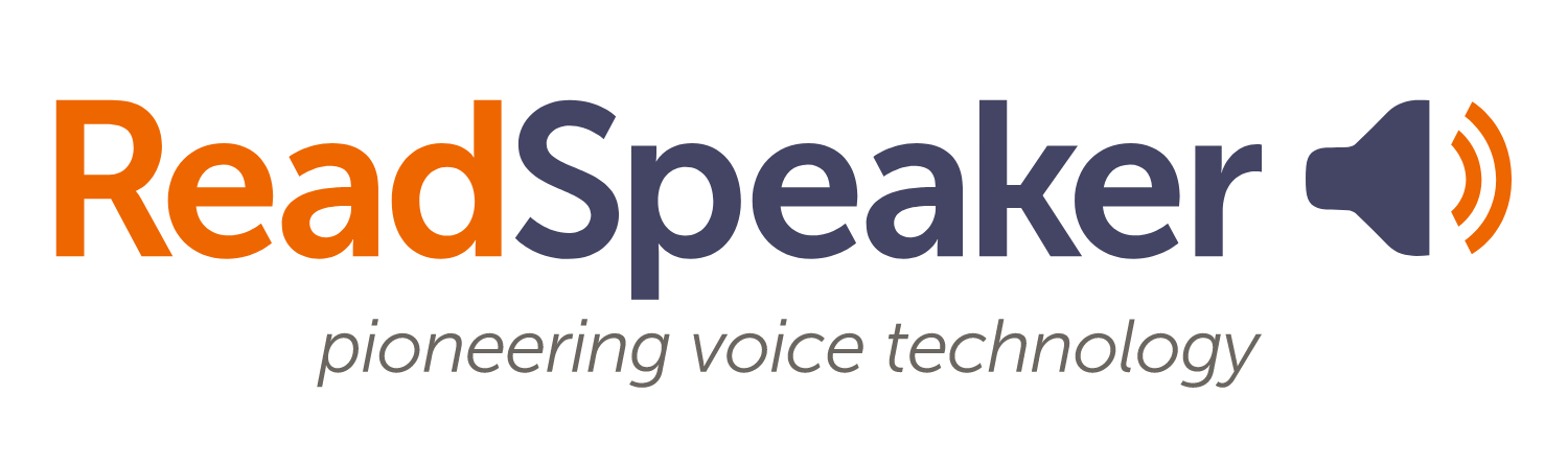 Readspeaker Logo, Readspeaker - pioneering voice technology