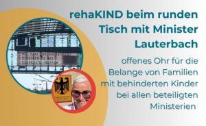 rehaKIND beim runden Tisch bei Minister Lauterbach