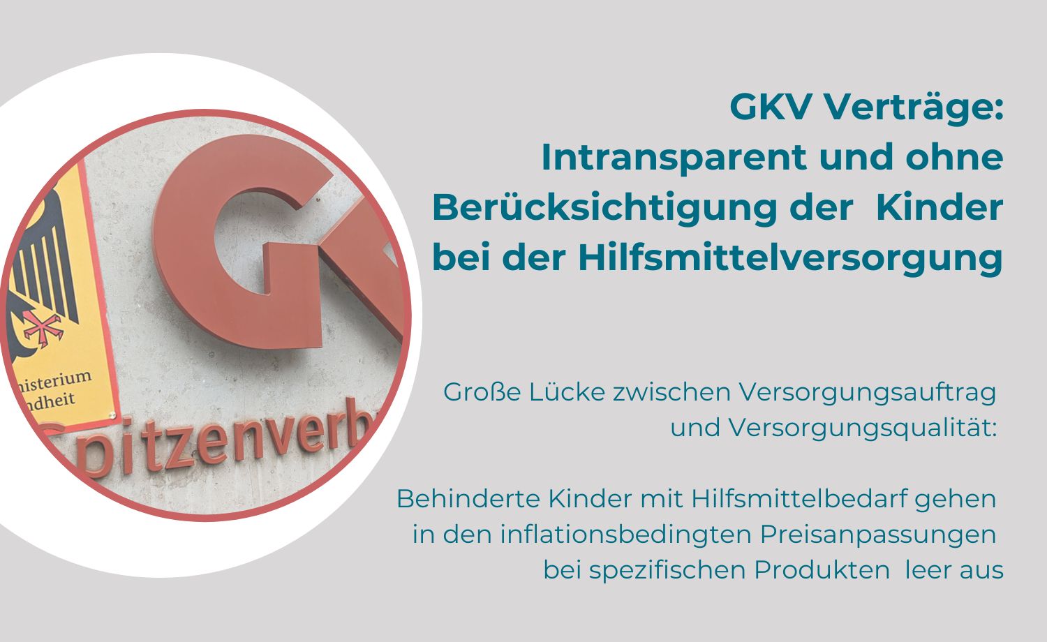 GKV Verträge berücksichtigen Kinder bei der Hilfsmittelversorgung nicht