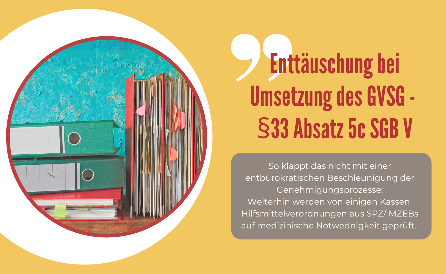 rehaKIND zieht Bilanz: Enttäuschung bei Umsetzung des neuen §33 Absatz 5c SGB V