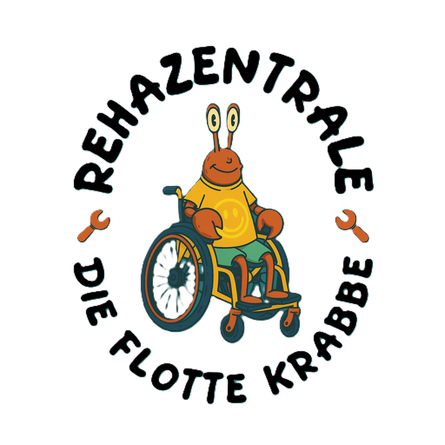 Rehazentrale Die flotte Krabbe, Logo